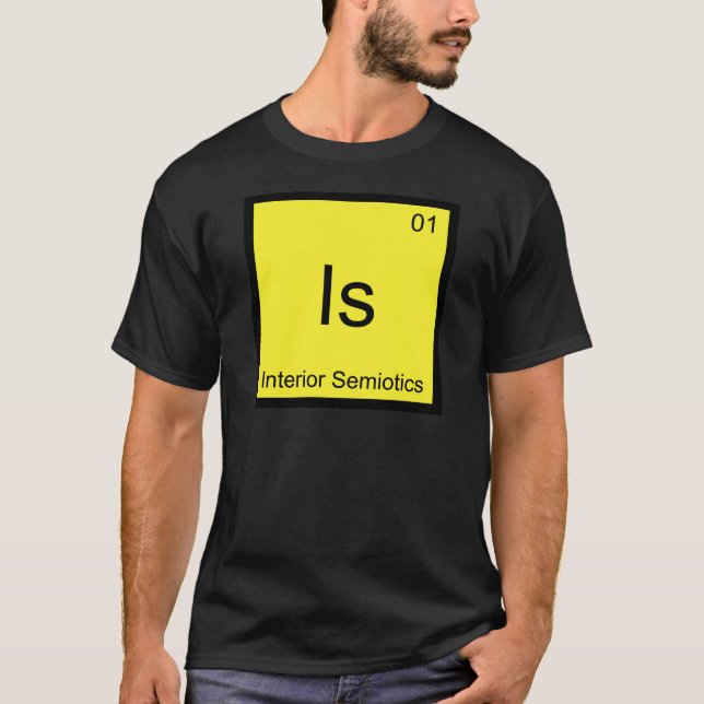 Är - Inredningssemiotik Kemiskt Element Symbol T T-shirt (Framsida)
