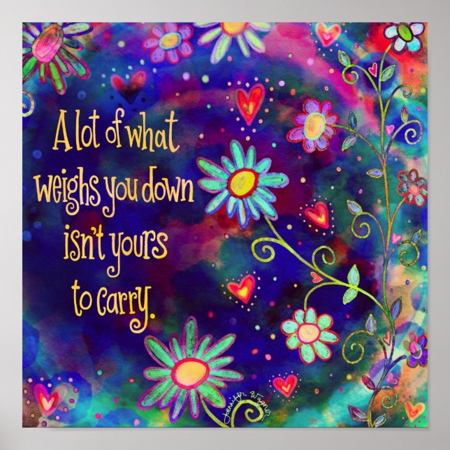 Är inte din uppgift att bära poster (Framsidan)