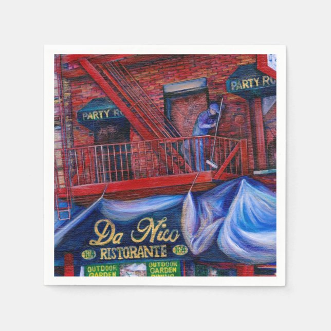 Är inte du Kärlek Red Paint? New York City, New Yo Pappersservett (Framsidan)