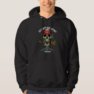 Är inte Lycklig-timmen när som helst Hoodie