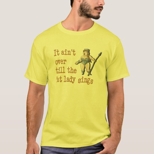 Är inte över tee shirt (Framsida)
