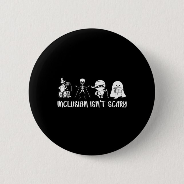Är inte Scary Teacher Skeleton Ghost Cute Hallowee Knapp (Framsida)