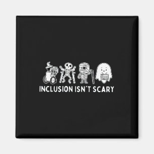 Är inte Scary Teacher Skeleton Ghost Cute? Magnet