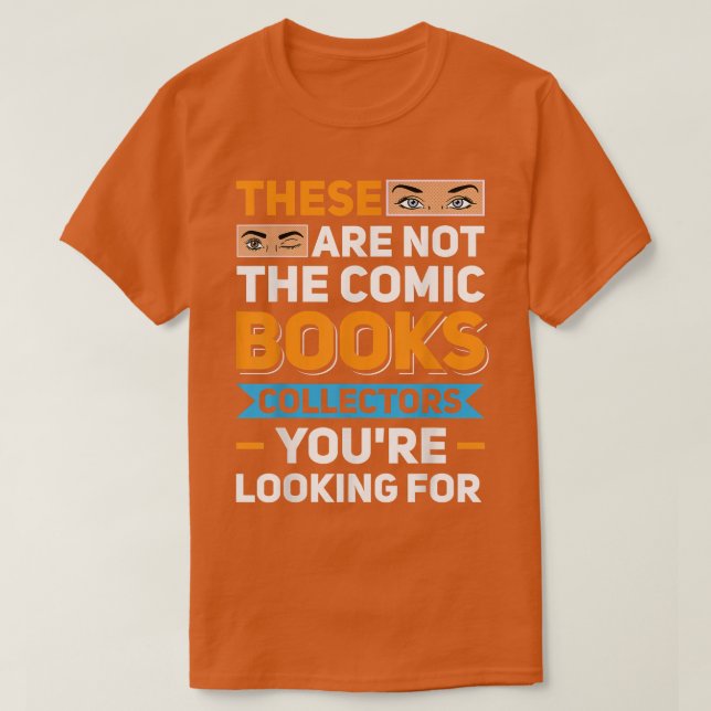 Är inte Tecknad Bokar Collectors du är Tittar? T Shirt (Design framsida)