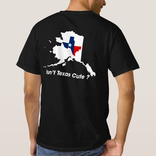 Är inte Texas Cute Funny Karta? T Shirt (Baksida)
