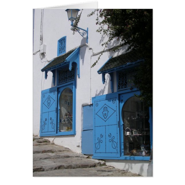 Är jag blå? hälsningskort (Framsidan)