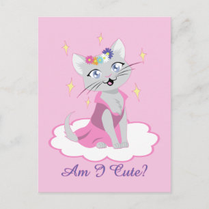 Är jag Cute? Vykort