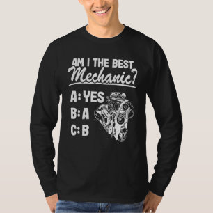 Är jag den bästa mekaniska bilreservdelarna i Tävl T Shirt