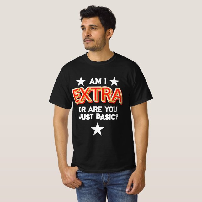 Är jag Extra T Shirt (Hel framsida)