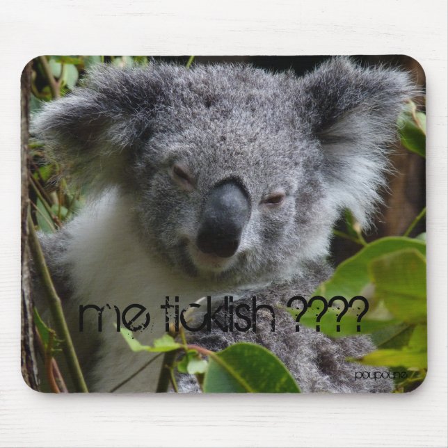 Är jag kittlig? musmatta (Framsidan)
