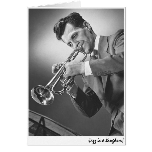 "Är Jazz ett kungarike. ", Hälsningskort (Framsidan)