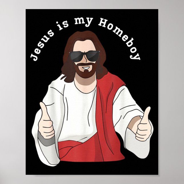 Är Jesus Hemmapojken Kristen Tro Religiös Poster (Framsidan)