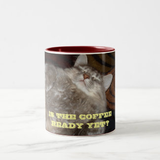 ÄR KAFFEREDOT ÄNNU? Två-Tonad MUGG