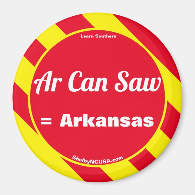 Ar kan se rött/Gult magnet (Framsidan)