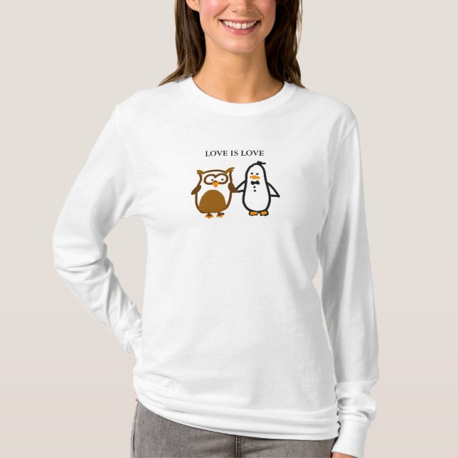 "ÄR KÄRLEK den KÄRLEK" T-tröja (kvinnor: Tee Shirt (Framsida)