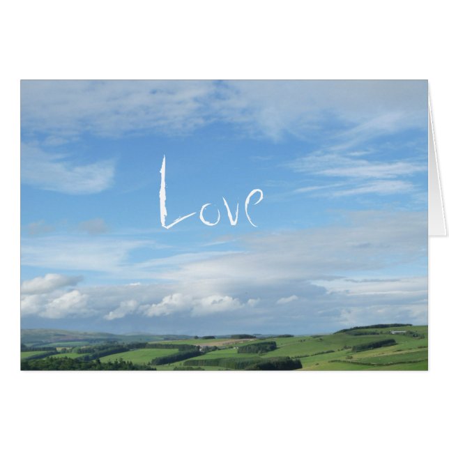 "Är kärlek i luften ", Hälsningskort (Framsidan Horizontal)