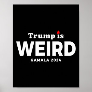 Är Konstig Harris Vals 2024 Valet Kamala Harris Poster