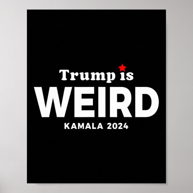 Är Konstig Harris Vals 2024 Valet Kamala Harris  Poster (Framsidan)