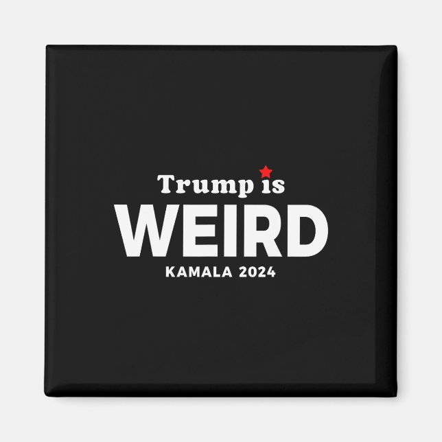 Är Konstig Harris Waltz 2024 Val Kamala Harris? Magnet (Framsidan)