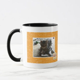 Är kramen. Han likes. Mugg