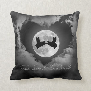 Är Kyssande-Riktig kärlek för flyggrisar otroli Kudde