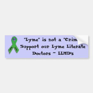 "Är Lyme inte en brotts-" bildekal