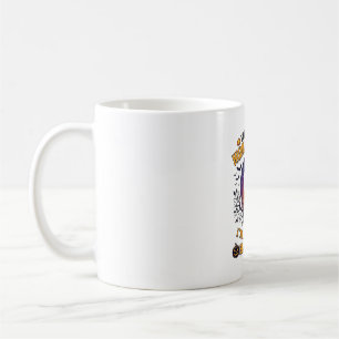 Är Mänsklig Kostym Svart Katt Halloween Måne_1 Kaffemugg
