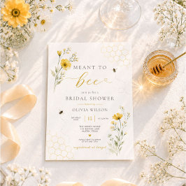 Är Meant to Bee Bridal Shower  Inbjudningar