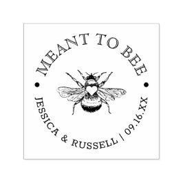 Är Meant To Bee Bröllop Självfärgande Stämpel