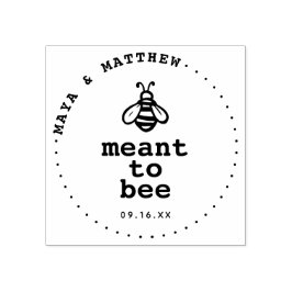 Är Meant To Bee Honey Bee Bröllop Stämpel