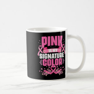 Är medvetenheten om bröstcancer vid min Namnteckni Kaffemugg