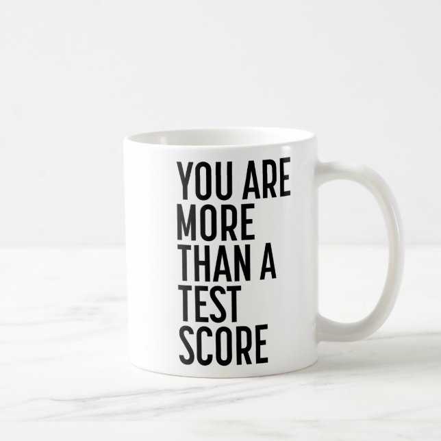 Är mer än en testdag 1 för lärare kaffemugg (Höger)