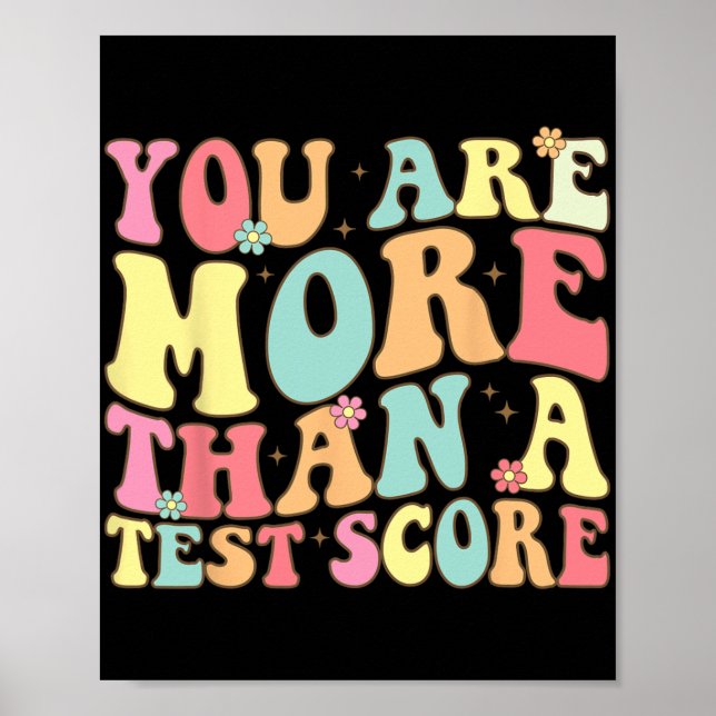Är mer än en testdag för Groovy Teacher-test Poster (Framsidan)