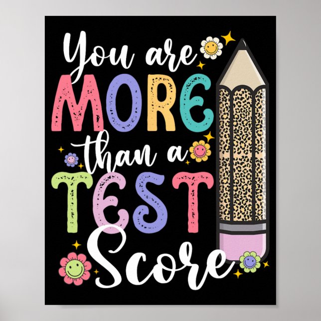 Är mer än en testdag för lärare poster (Framsidan)