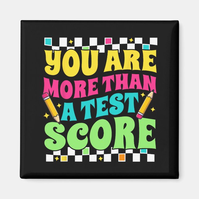 Är mer än en testdagstest för lärare magnet (Framsidan)