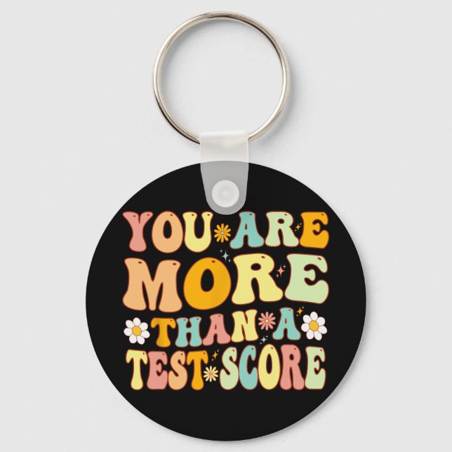 Är mer än ett test av groovy Teacher Testing? Nyckelring (Framsida)
