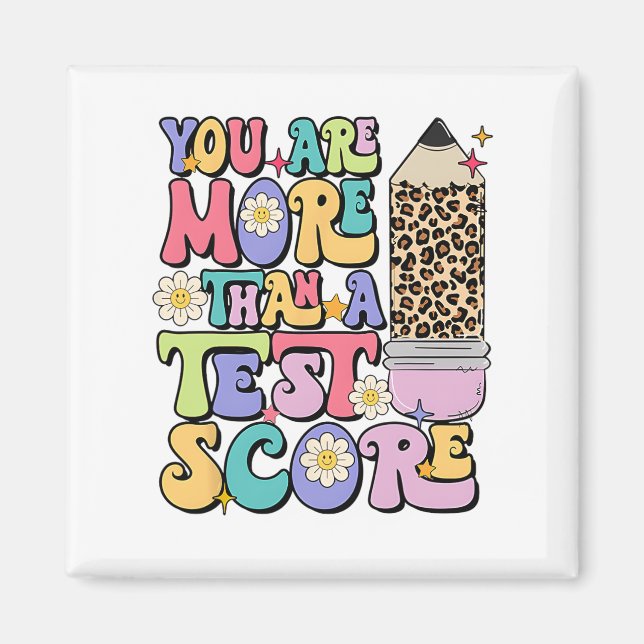 Är mer än ett test av testresultat för lärare magnet (Framsidan)