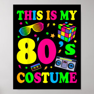 Är min 80-talskonst 80#39;s 90#39;s Party Poster