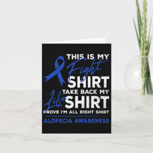 Är min aktion Alopecia Awareness Aa Ribbon Warrior Kort