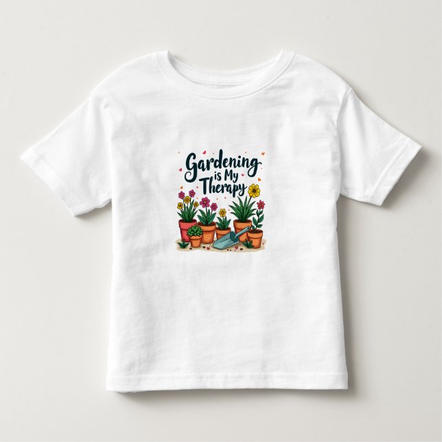  är min  anläggning för Terapy Gardener T Shirt (Framsida)