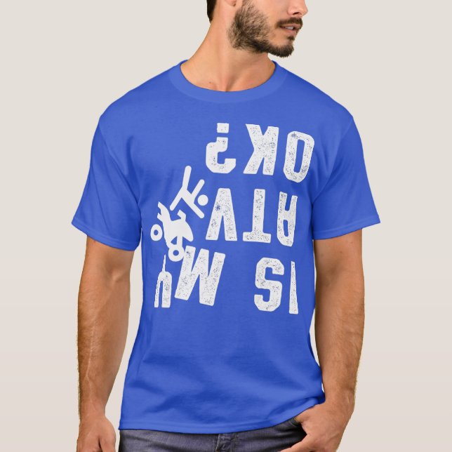 Är min ATV-Biker med fyra ATV-kort? T Shirt (Framsida)