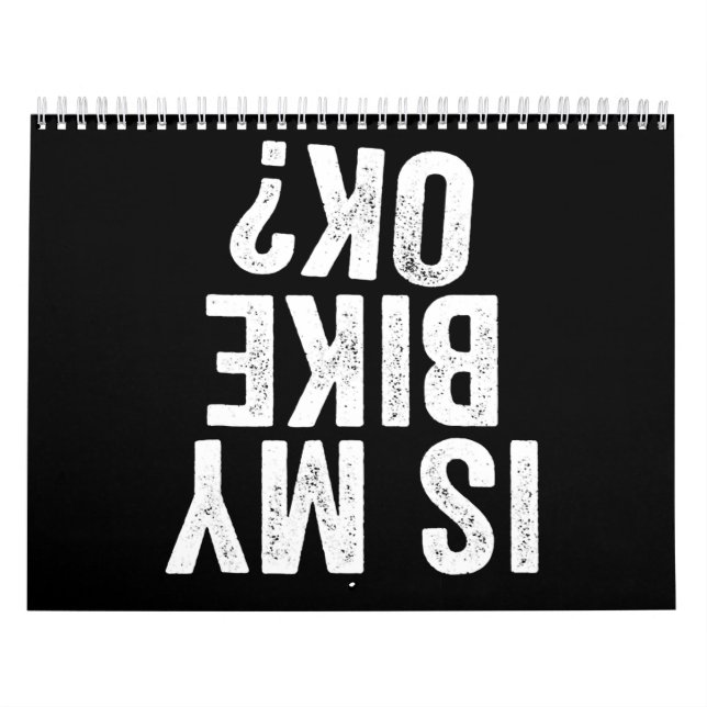 Är min bike OK-gåva till Biker? Kalender (Omslag)