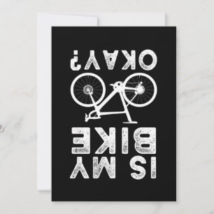 Är min bike Ok MTB BMX-Biker-cykelcykelcykelcykeln Inbjudningar