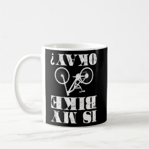 Är min bike OK-olycka Ride Mountain Biking? Kaffemugg