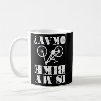 Är min bike OK-olycka Ride Mountain Biking? Kaffemugg