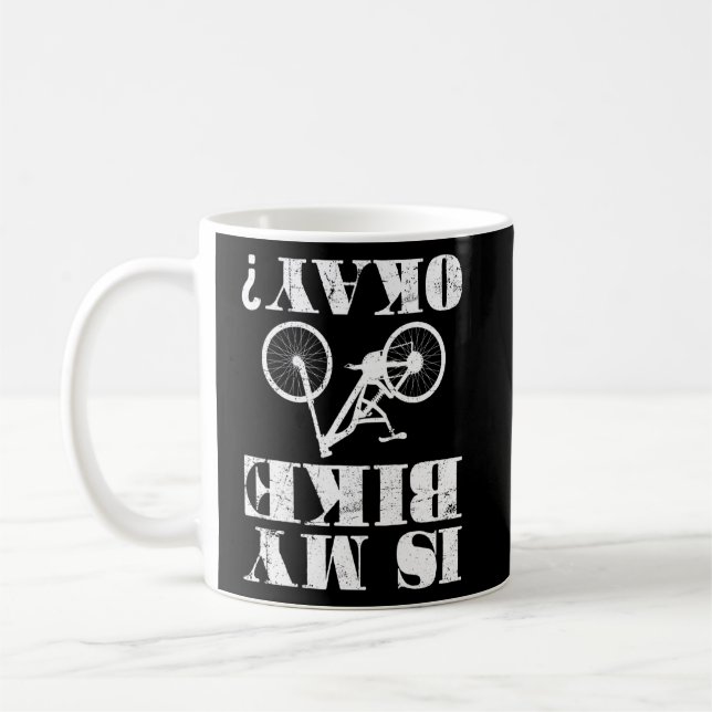 Är min bike OK-olycka Ride Mountain Biking? Kaffemugg (Vänster)