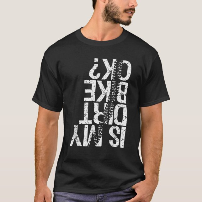 Är min bike okej? Biker Cycling Funny Cyclist T Shirt (Framsida)