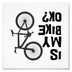 Är min bike okej, kul Mountain Bike? Fototryck