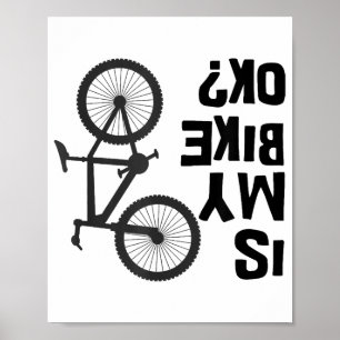 Är min bike okej, kul Mountain Bike? Poster