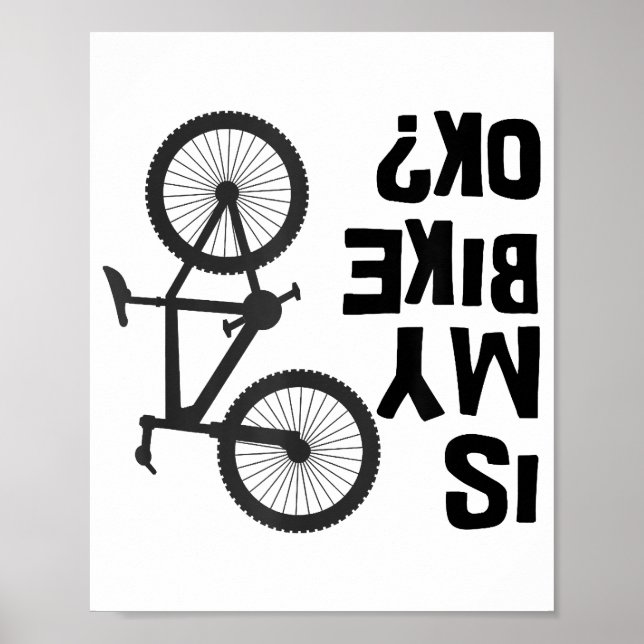 Är min bike okej, kul Mountain Bike? Poster (Framsidan)